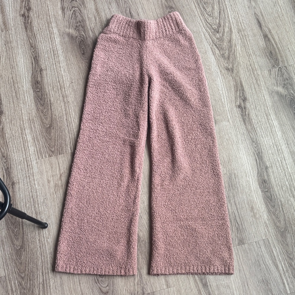 SKIMS Women’s Teddy/SherpaTextured Pants in mauve